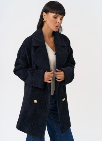 Женское полупальто с английским воротником