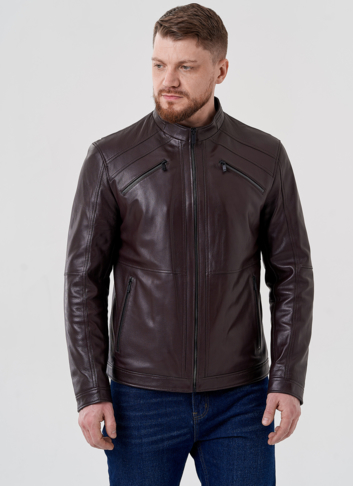 Мужская кожаная куртка 