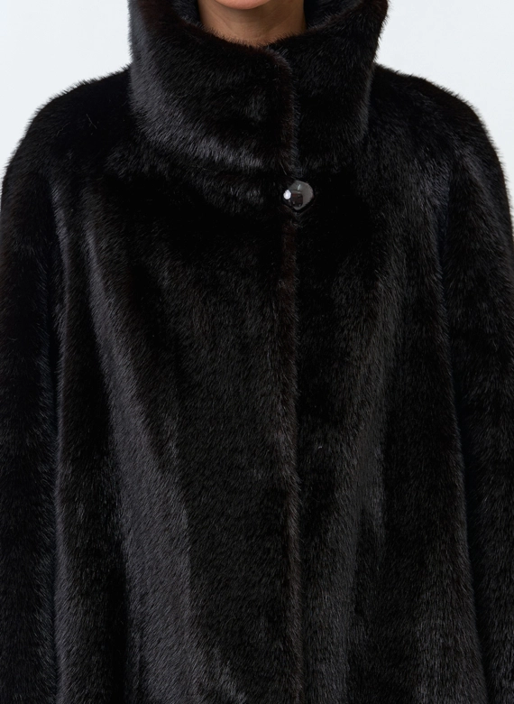 Женская шуба из эко меха фото