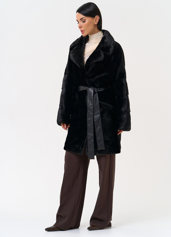 Шуба с английским воротником модель № 31199 универмаг малина