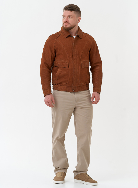 Мужская куртка из натуральной кожи 