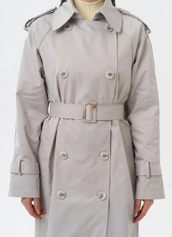 Женский плащ с английским воротником