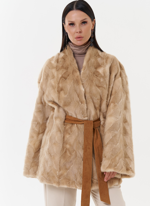 Женская шуба из скандинавской норки