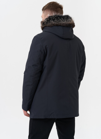 Парка мужская на мехе из волка