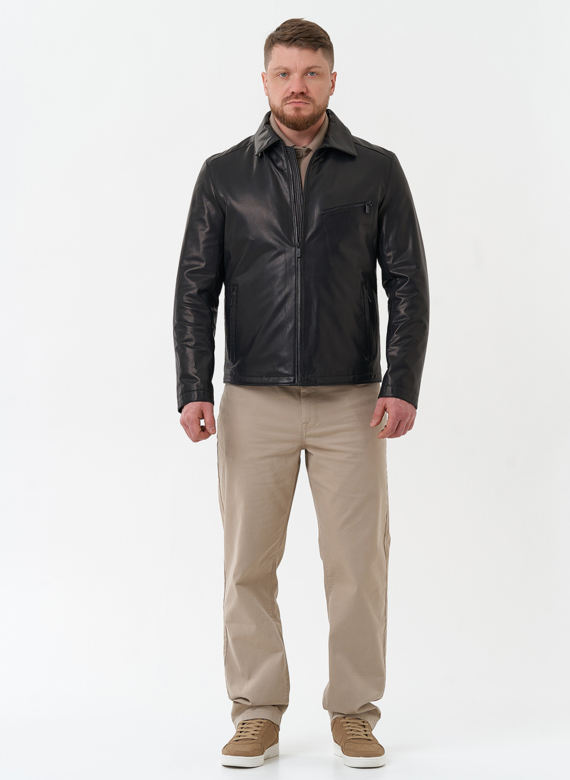 Мужская куртка из натуральной кожи 